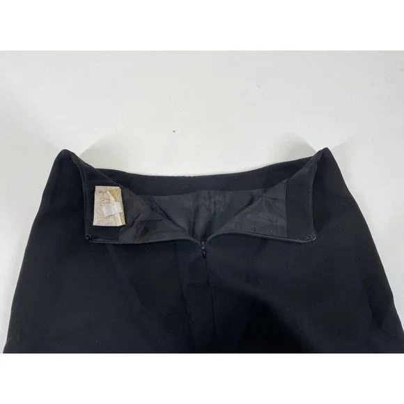 Alberto Makali Cache 2PC Outfit Set Jacket Skirt Womens Size 8 Black Embellished - Picture 4 of 14